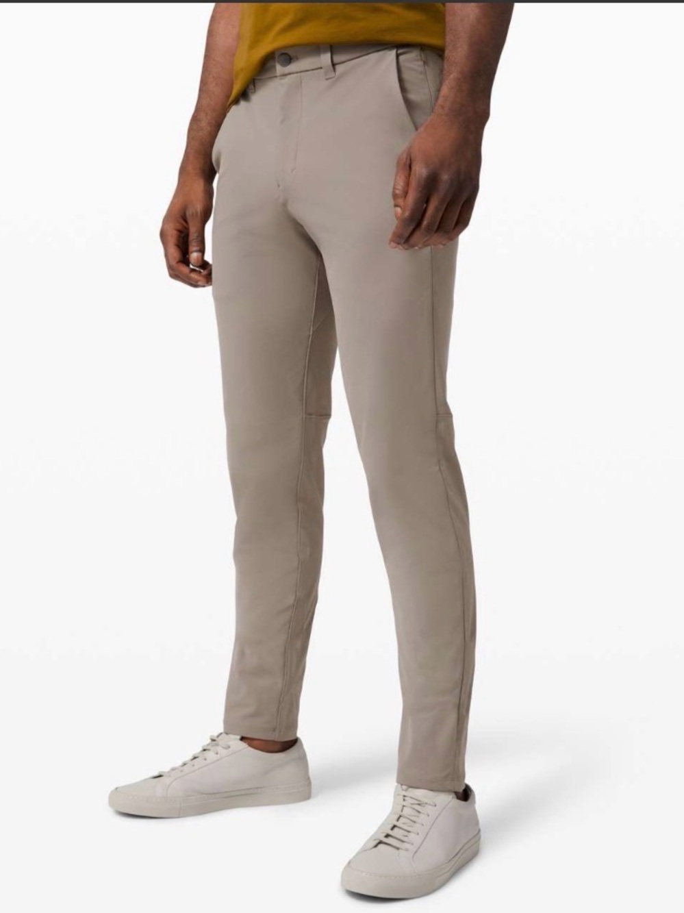 Lululemon Men's Commission Pant Slim Khaki‎ Stretch Golf Casual 31x30